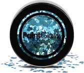 Paintglow - Grote glitters - Petrol blauw - 3gr.