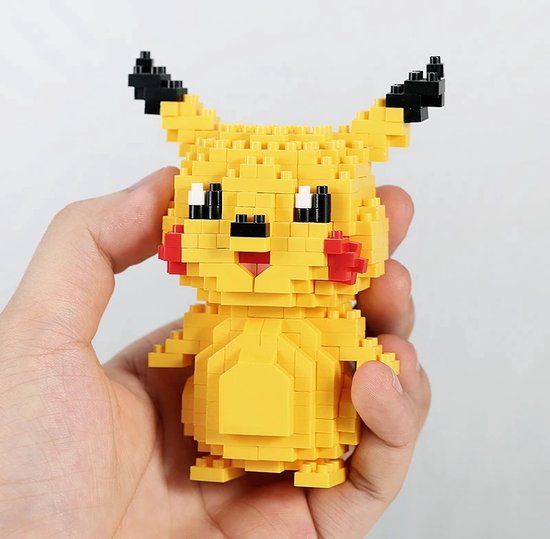 Pikachu Nanoblock - 321 Blocks - Pikachu Speelgoed - Nanoblocks Bouwset ...