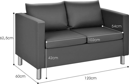Bankstel San Remo 2.5 en 2 Zits Stof Cottonfield Livre UrbanSofa