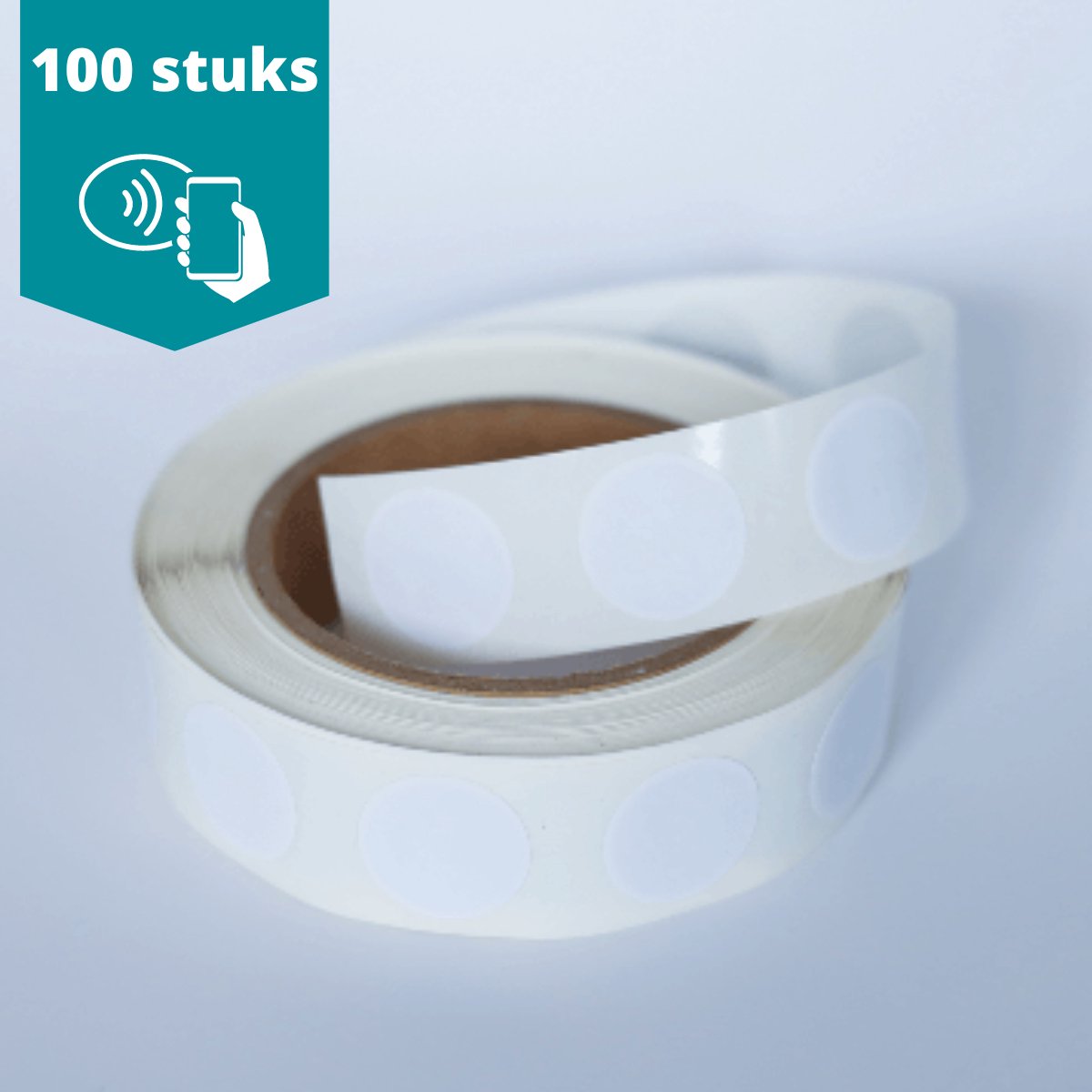 NTAG215 NFC Tags Stickers (100 STUKS) voor Amiibo - Amiibo compatible - RFID - iPhone & Android - NFC stickers - Stickervel - NFC chip - NTAG215 - RFID Tag - NFC 215 - NFC Tag - Tagmo