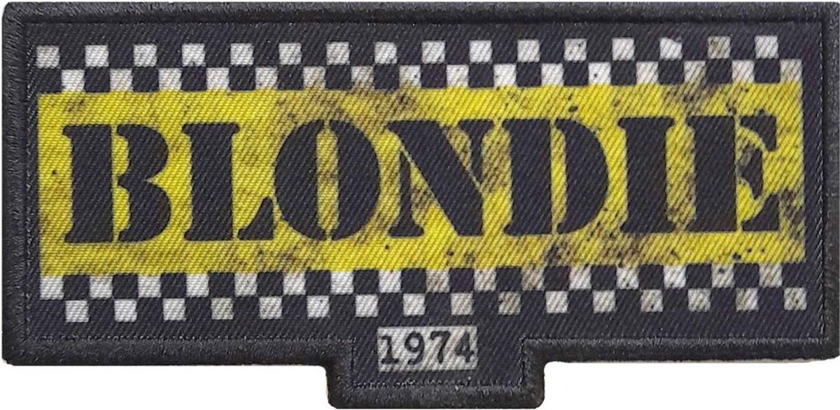 Blondie Taxi Patch - Multicolour polyester patch om op te strijken