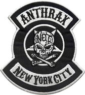 Anthrax - NYC Patch - Zwart