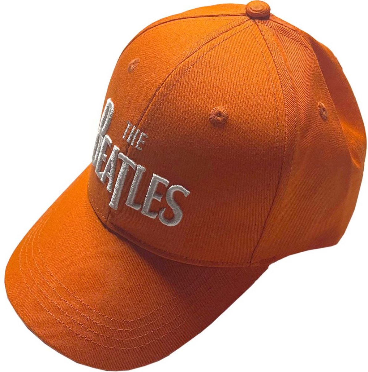 The Beatles - White Drop T Logo Baseball pet - Oranje