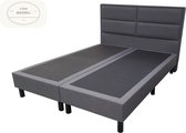 Boxspring Mercure zonder matras Antraciet 160x200