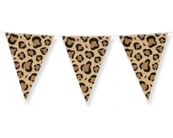 Party Flags foil - Leopard