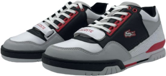 Lacoste Missouri 319 1 cou sma wht red leather maat 43 bol