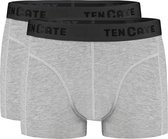 Twee grijze Ten Cate shorty's met zwarte band.