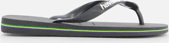 Havaianas Brasil logo Slippers - Zwart