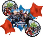 Amscan – The Avengers Endgame – Ballon set – 5-Delig – Helium ballon – Folieballon – Versiering - Kinderfeest.