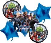Amscan - The Avengers Endgame - Ensemble de Ballon - 5 pièces - Ballon hélium - Ballon aluminium - Décoration - Fête d'enfants.
