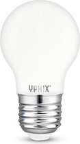 Yphix E27 LED filament kogellamp Atlas G45 melkwit 4,5W 2700K dimbaar - G45