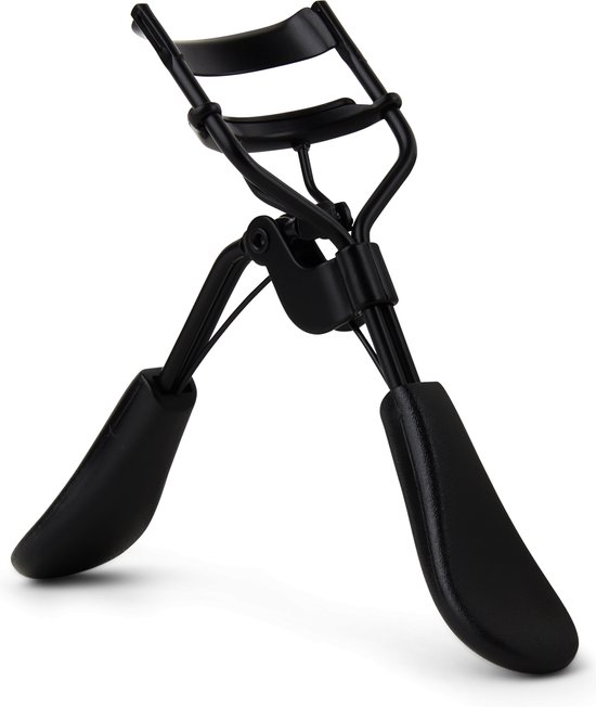 INTER-ESQUE® Wimperkruller - Eyelash Curler + 5x Gratis Extra Siliconen Pad - Zwart
