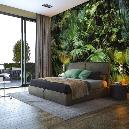 Wall Mural King - Papiers Peints - Papier Papier peint photo Jungle - Plantes Botaniques - 208 x 146 cm - Vinyl - Papier peint vinyle Peint Vinyle