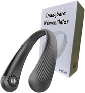 TipsTops Portable Face Fan Neck Fan - Head Air Conditioner Climatiseurs Mini Casque Ventilateur Zwart