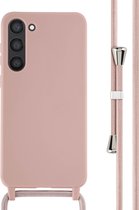iMoshion Hoesje Geschikt voor Samsung Galaxy S23 Plus Hoesje Met Koord - iMoshion Siliconen hoesje met koord - roze