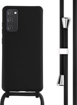 iMoshion Hoesje Geschikt voor Samsung Galaxy S20 FE Hoesje Met Koord - iMoshion Siliconen hoesje met koord - Zwart
