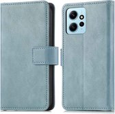 iMoshion Hoesje Geschikt voor Xiaomi Redmi Note 12 (4G) Hoesje Met Pasjeshouder - iMoshion Luxe Bookcase - Lichtblauw