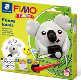 FIMO kids - ovenhardende boetseerklei - funny kits set - "funny koala"