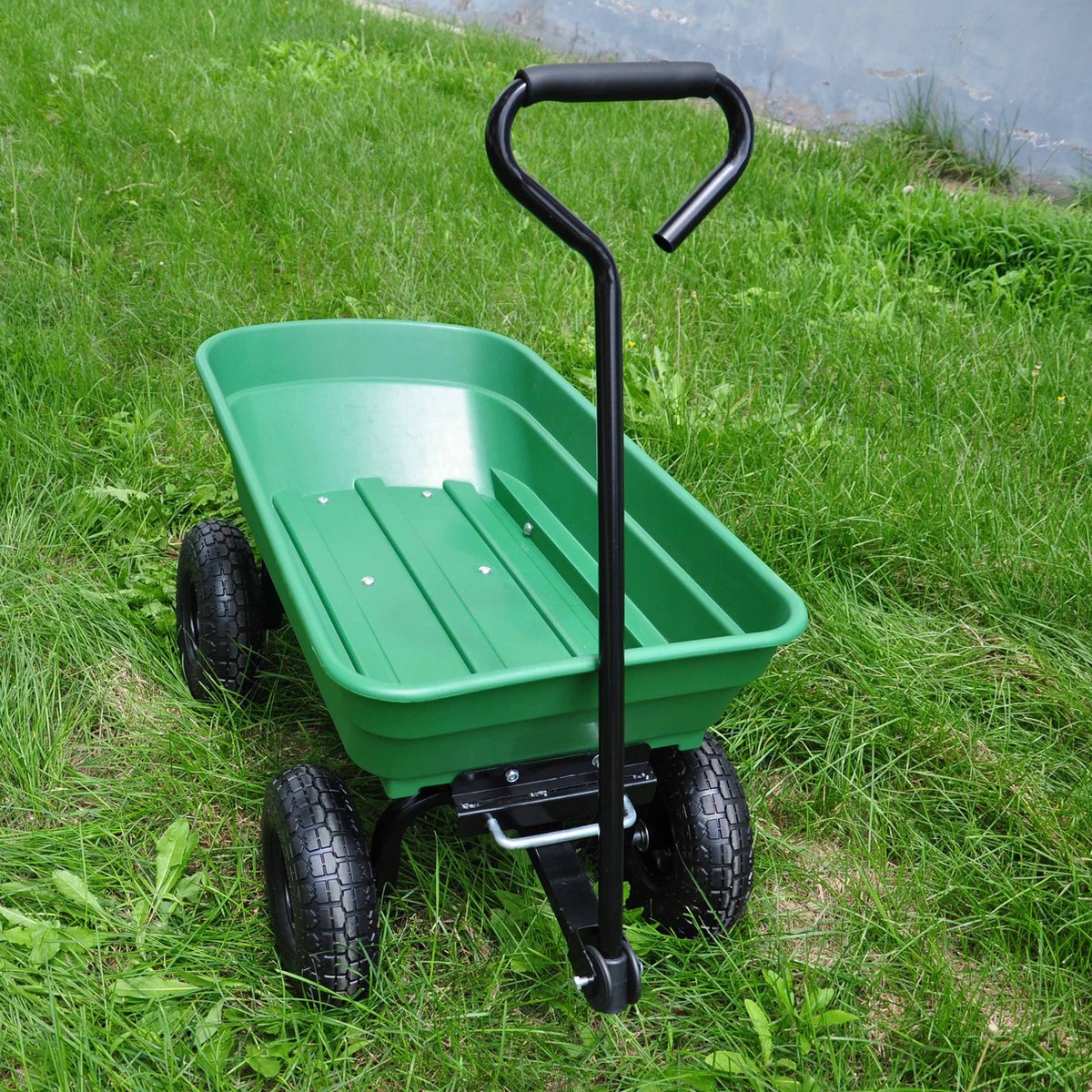 ELEM GARDEN TECHNIC Chariot de jardin en plastique 93x50,5x51 cm 