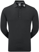 FootJoy Thermolite Long Sleeved Golfshirt - Zwart - Maat M