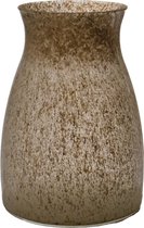 Trendoz Flower vase Julia - sable/granit beige - verre - D10 x H20 cm