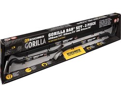 Gorilla - Bar set - Gorilla Bars 350mm 600mm 900mm - 3 stuks - veelzijdig en sterk