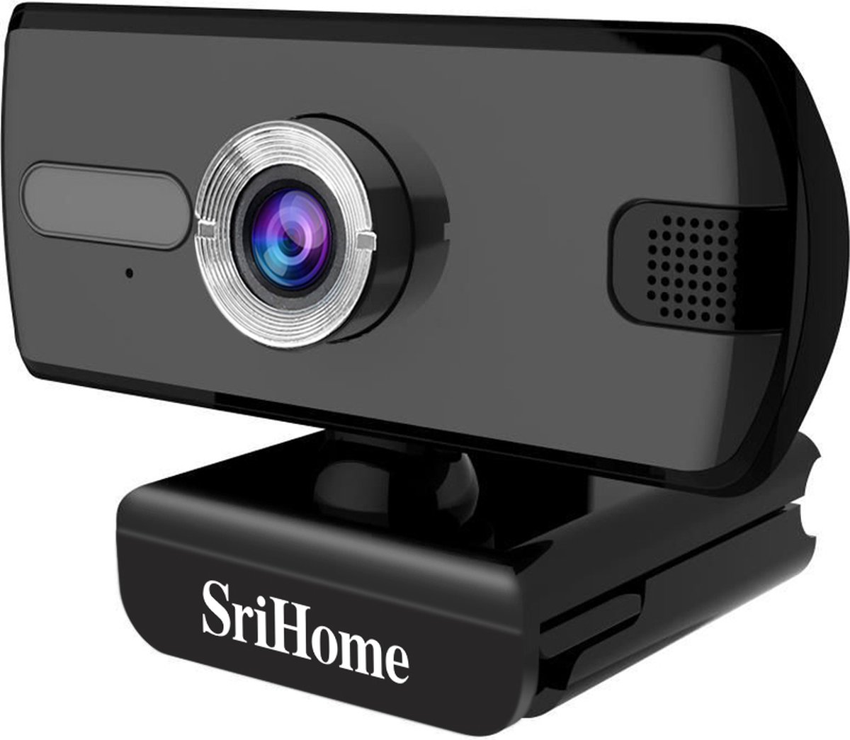 SriHome SH004 Webcam - Hoge resolutie, 3MP 2048x1536 pixels! - Grote kijkhoek van 110 graden - Microfoon - Verstelbare Monitor beugel - Plug & Play!