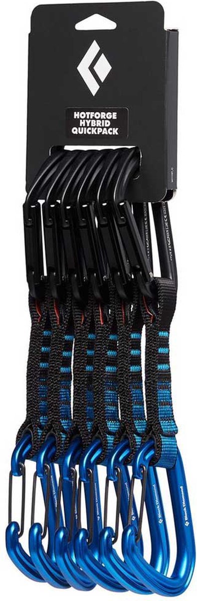 Black Diamond Hotforge Hybrid Quickpack 6-pack klimsetjes Blauw