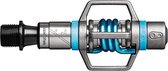 Crankbrothers Eggbeater 3 Pedalen, silver/electric blue