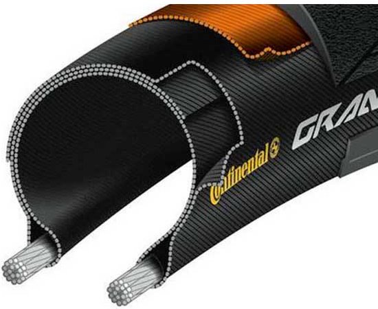 Continental Grand Sport Race 700c X 23 Racefietsband Zwart 700C x 23 van Continental — afbeelding 3