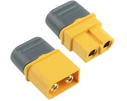 XT60 Connector + Dop - Mannelijk + Vrouwelijk - 1 Paar