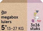 Etos Woezel & Pip Luiers Junior+ - Maat 5+ - 13- 27 kg - Megabox - 78 stuks