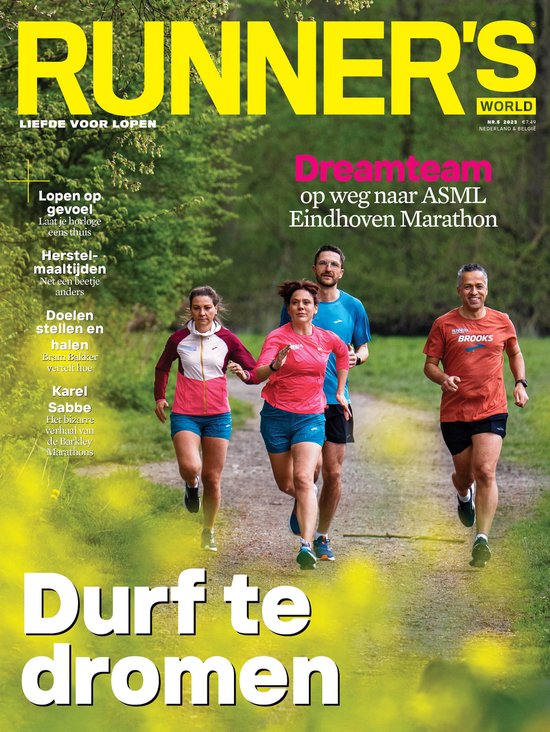 Runner's World editie 5 2023 - tijdschrift - hardlopen cadeau geven
