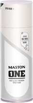 Maston ONE - spuitlak - hoogglans - crème wit (RAL 9001) - 400 ml