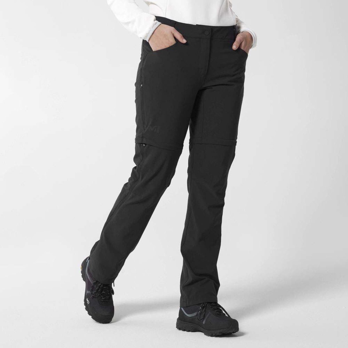 Millet Trekker Stretch Zipoff Iii Broek Vrouw Zwart