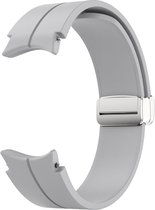 Bracelet en Siliconen - convient pour Samsung Galaxy Watch 4/Watch 4 Classic/Watch 5/Watch 5 Pro - gris