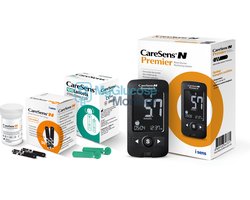 CareSens N Premier glucosemeter startpakket (Voordeelpakket) incl. 50 CareSens test strips & 100 CareSens lancetten