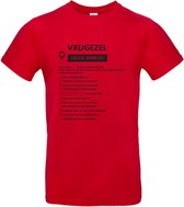 Vrijgezel Dames To Do Checklist Rood T-shirt - vrijgezellenfeest - vrouw - challange - party - feest - drank - uitdaging - to do list - grappig - cadeau