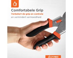 Luvigo® Professionele Plintenschaar / Verstekschaar 45°-135° RVS - Inclusief 2 Extra Mesjes - 2025 Model - Plintenknipper - Plintentang - Laminaatknipper - Plakplint - Plinten Schaar