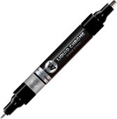 Molotow Liquid Chrome Twin tip Marker - Punt van 1,5 mm en 4 mm - Vloeibare Chrome Stift