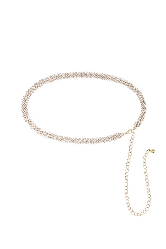 Bijoutheek belly chain motief Goud