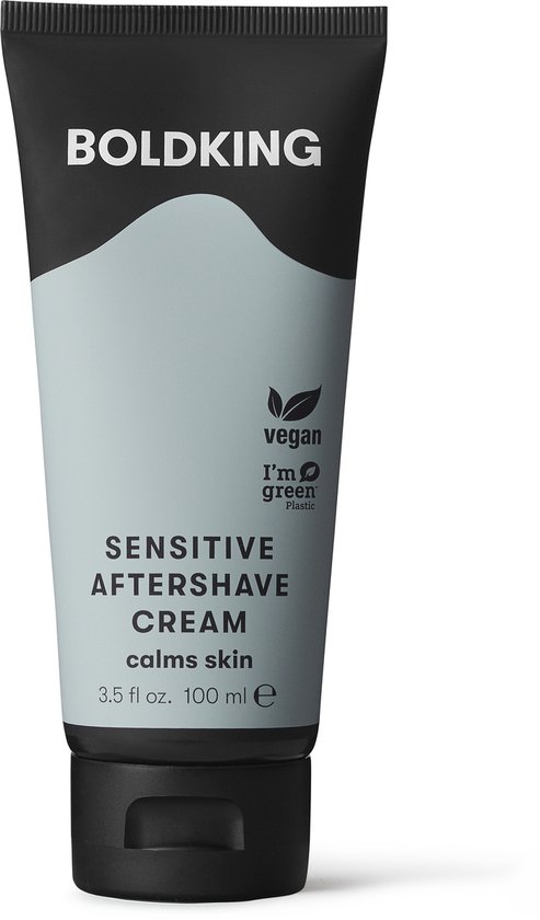 Boldking - Sensitive Aftershave Cream - 100ml - Gevoelige huid - Kalmerend - Boldking