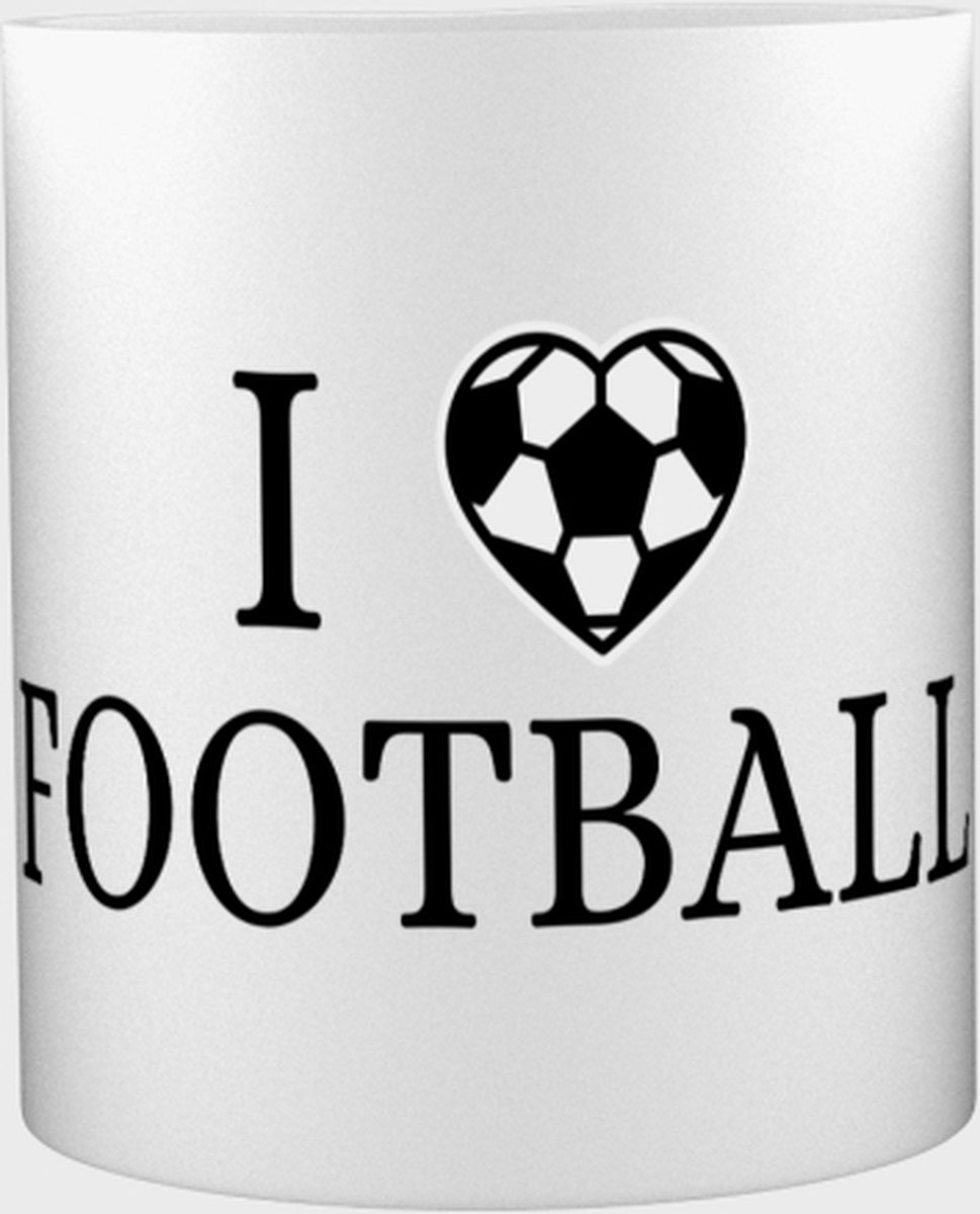 Akyol - I love football Mug avec impression - football - joueurs de football  - sports