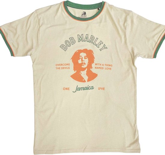 Bob Marley Tshirt Homme -2XL- Thing Called Love Creme