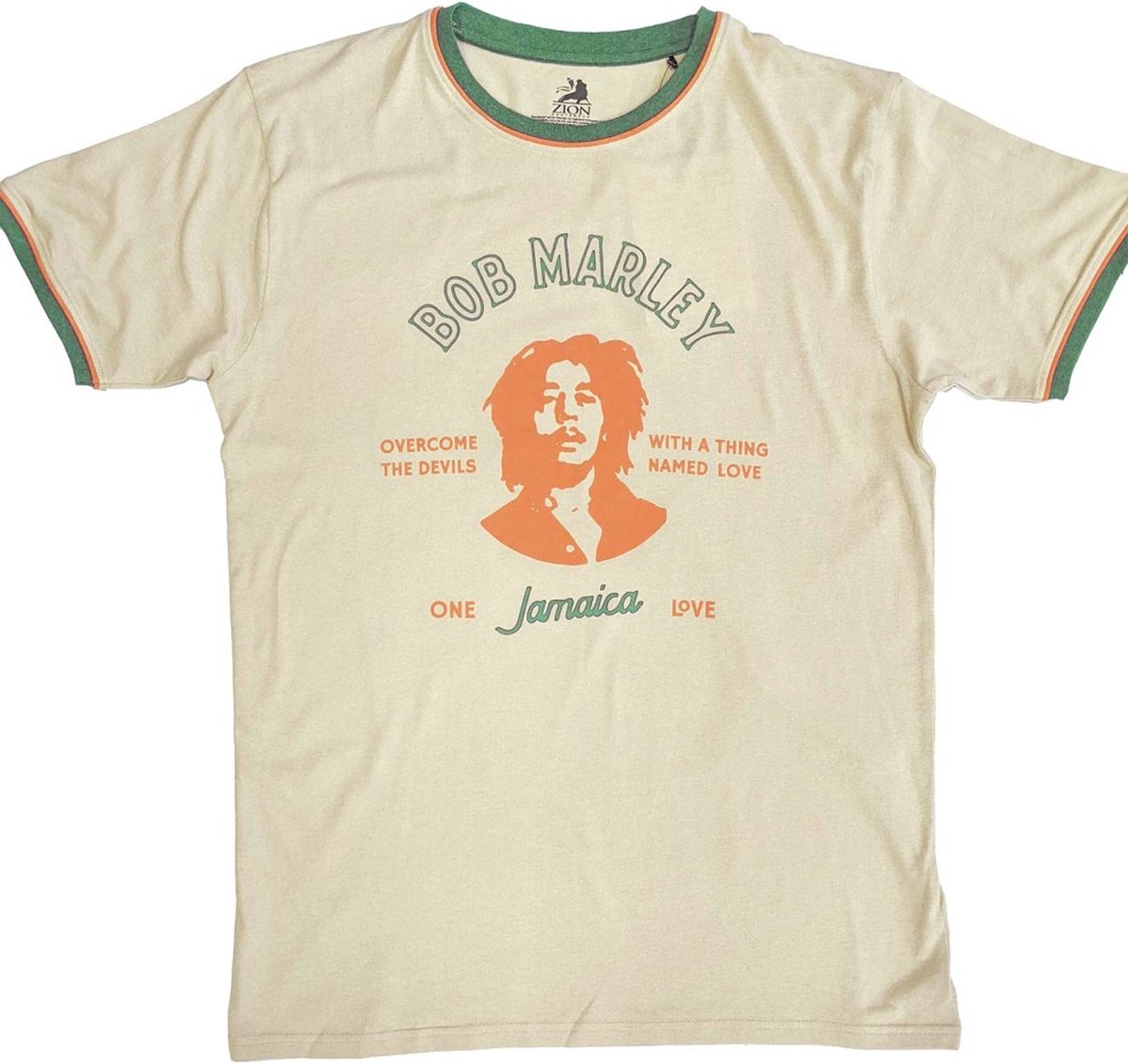 Bob Marley - Thing Called Love Heren T-shirt - XL - Creme