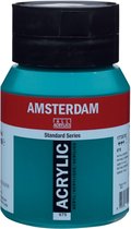 Peinture acrylique standard d'Amsterdam 500ml 675 Vert Phtalo