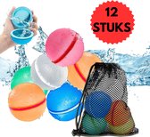 Herbruikbare Waterballonnen - Ballonnen - Water Ballonnen - 12 Stuks - Reusable - Waterspeelgoed - Zwembad
