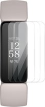 3x Screenprotector geschikt voor Fitbit Inspire 2 - Folie Screen Protector geschikt voor Fitbit Inspire 2