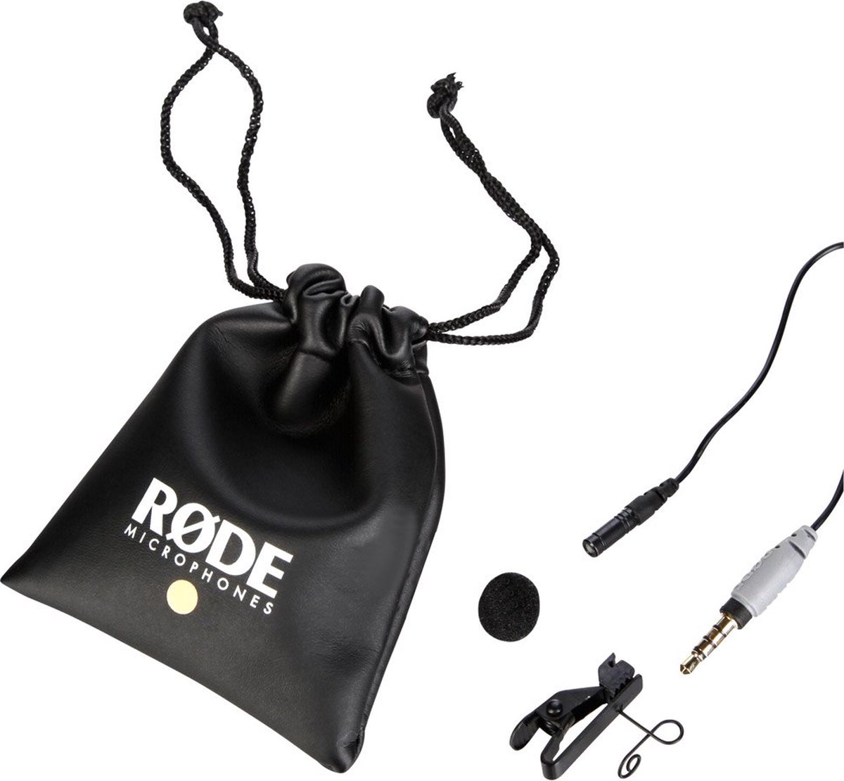 RDE Lavalier GO Professionele Revers/Lavalier Microfoon voor Uitzending, Filmproductie, Content Creatie, Locatie en Studio Stemopname – Zwart