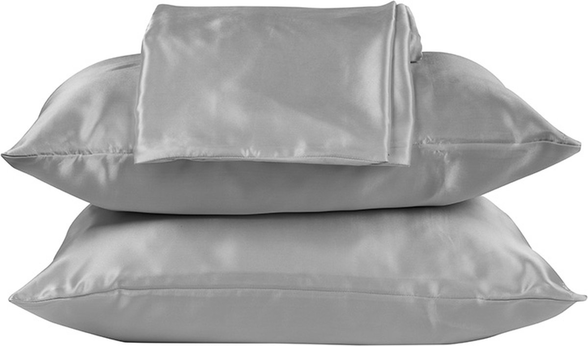 Beauty Pillow® Dekbedovertrek Set - Silver 200x200/220